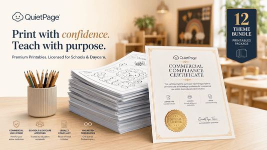 QuietPage™ Classroom & Daycare Premium Unlimited Printing License