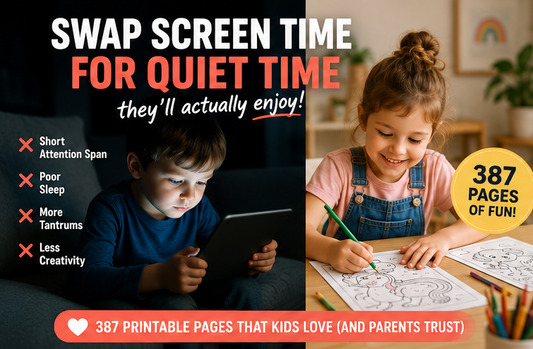 Quiet Page Mega Bundle — 8 Screen-Free Activity Collections (387 Pages)