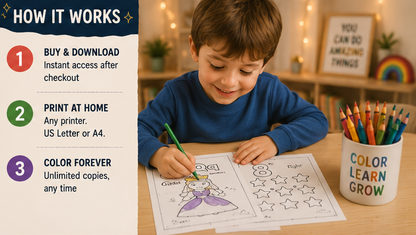 Quiet Page Alphabet & Numbers Vol. 2 Activity Bundle — 54 Screen-Free Printable Pages
