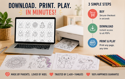 Quiet Page Complete Collection — All 12 Screen-Free Collections (569 Pages)