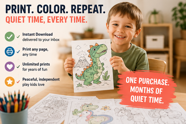 Quiet Page Mega Bundle — 8 Screen-Free Activity Collections (387 Pages)