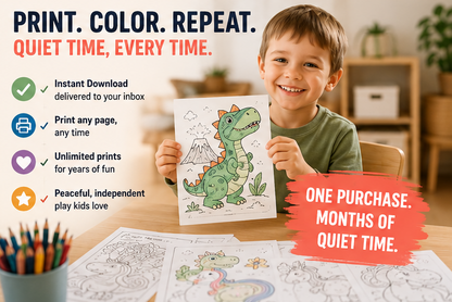 Quiet Page Mega Bundle — 8 Screen-Free Activity Collections (387 Pages)